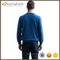 Fashion stylish men knitted cashmere round neck pullover with diamond lattice